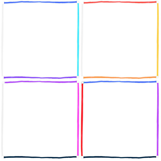 Obedience-Boxband, prüfungsordnungskonform, 3x3m, 25mm breit