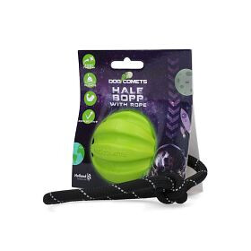 Dog Comets Ball Hale-Bopp Grün mit Seil