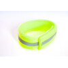 Reflektorhalsband mit Klettverschluss, neongelb, 5 cm breit, 42 cm lang