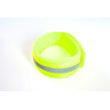 Reflektorhalsband mit Klettverschluss, neongelb, 4 cm breit, 31 cm lang