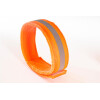 Reflektorhalsband mit Klettverschluss, neonorange, 5 cm breit, 52 cm lang