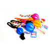 Hundeshop mit Herz Vollgummiball am Seil in 2 Größen und 3 Farben
