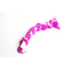 Fellzergel, Fleecezergel mit Fell, Farbe: pink