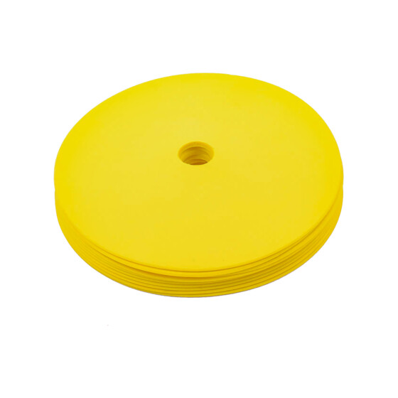 Cawila Markierungsscheiben PRO 10er Set, gelb, Größe: 15cm