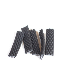 Suchgegenstände, Trainingsgegenstände SHS - 5 Stück im Druckverschlussbeutel Gurtband-Kunststoff, schwarz