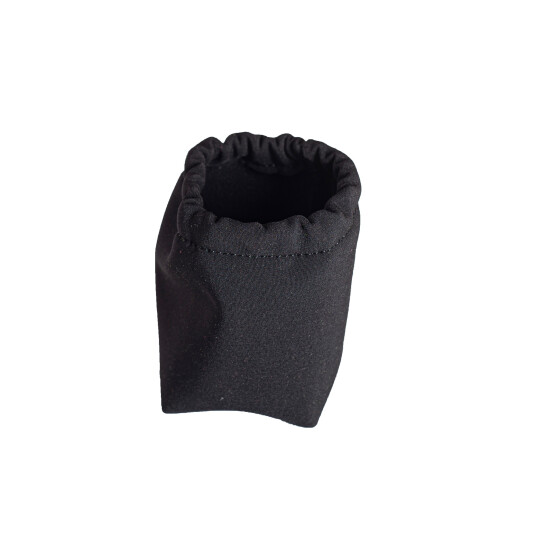 Softshell-Überzug für eckiges Glas in schwarz