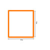 Markierband SHS Trümmer, 4x4m Orange