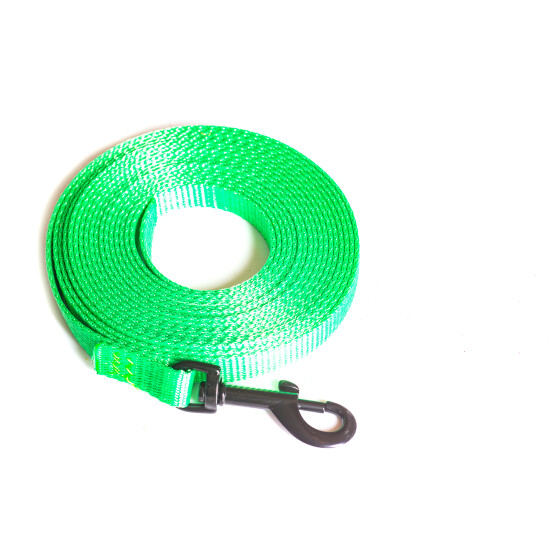 Spürhundsportleine, SHS-Leine grün-5m, 15mm