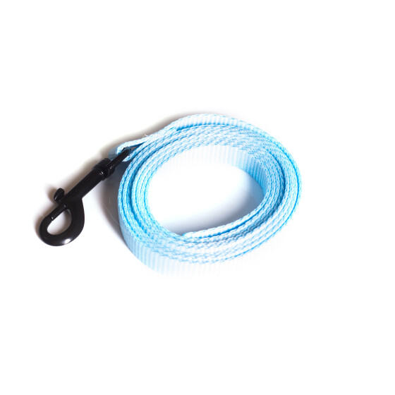 Spürhundsportleine, SHS-Leine hellblau-2m, 15mm