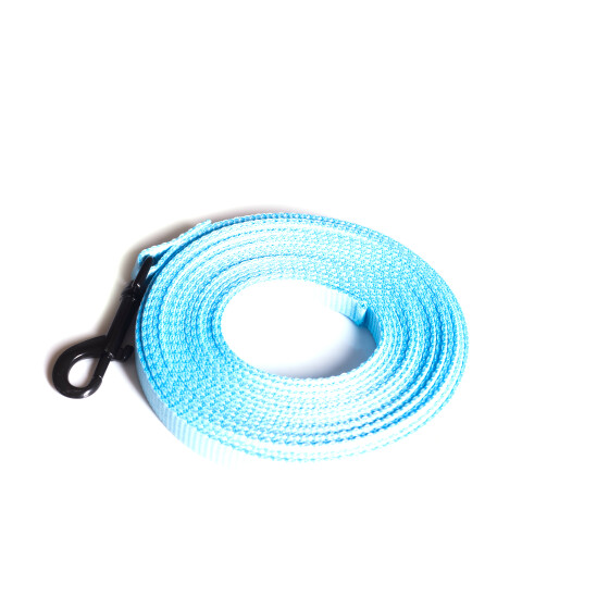 Spürhundsportleine, SHS-Leine hellblau-5m, 15mm