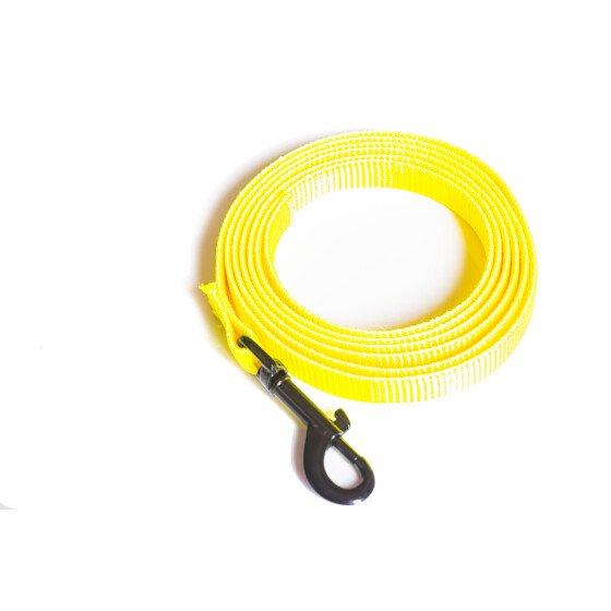 Spürhundsportleine, SHS-Leine neongelb-2m, 15mm