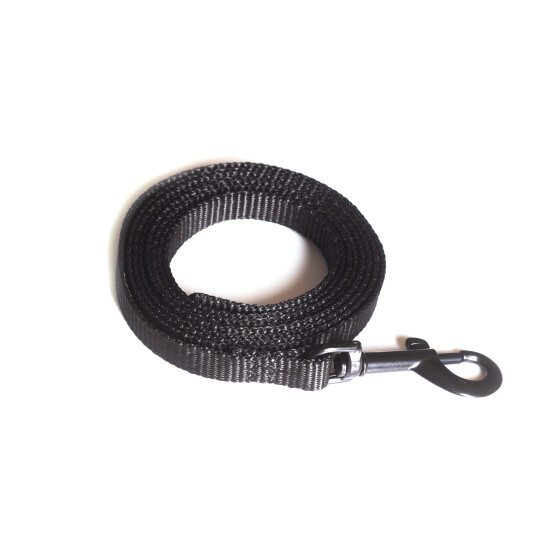 Spürhundsportleine, SHS-Leine schwarz-2m, 15mm