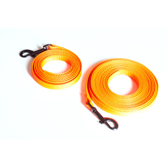 Spürhundsportleine, SHS-Leine Set (2m +5m), 15mm breit