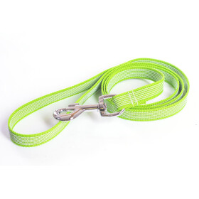Leine, gummiert, 20mm breit,  mit Handschlaufe...