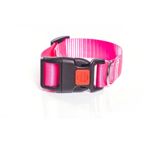 Halsband aus Gurtband neonfarben