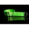 Halsband aus Gurtband neonfarben