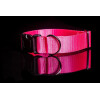 Halsband aus Gurtband neonfarben Steckschließer 4cm neonpink