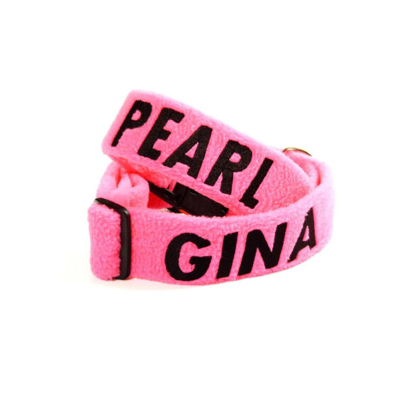 Aufpreis für Besticken von Halsbändern aus Fleece/Nicki-Stoff, Preis pro Buchstabe/Zahl