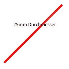 Hürdenstange für Lochkegelhürde rot 1,6m