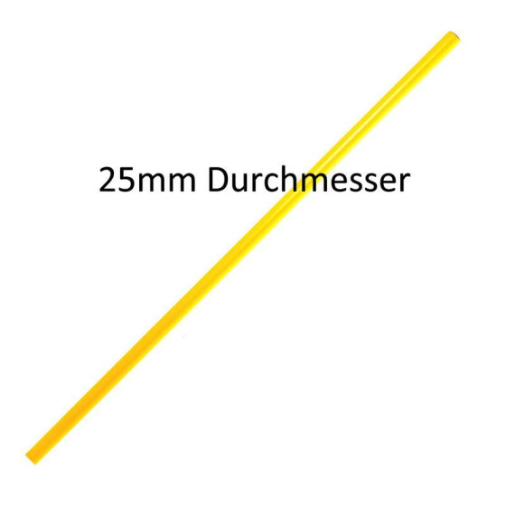 Hürdenstange für Lochkegelhürde gelb 1,6m