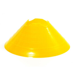 Muldenhaube, 20 cm Durchmesser Gelb 7cm Höhe