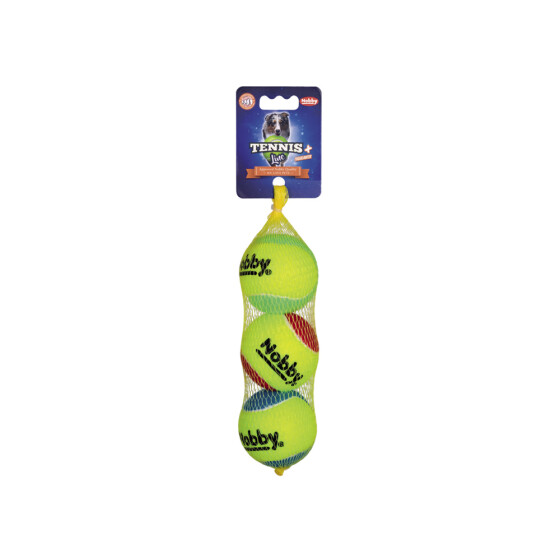 Tennisball mit Squeaker, 3er-Pack