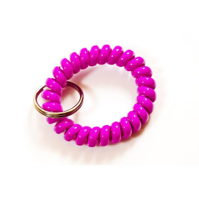 Spiralband für Clicker in verschiedenen Farben pink
