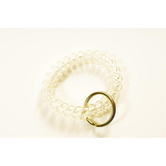 Spiralband für Clicker in verschiedenen Farben transparent