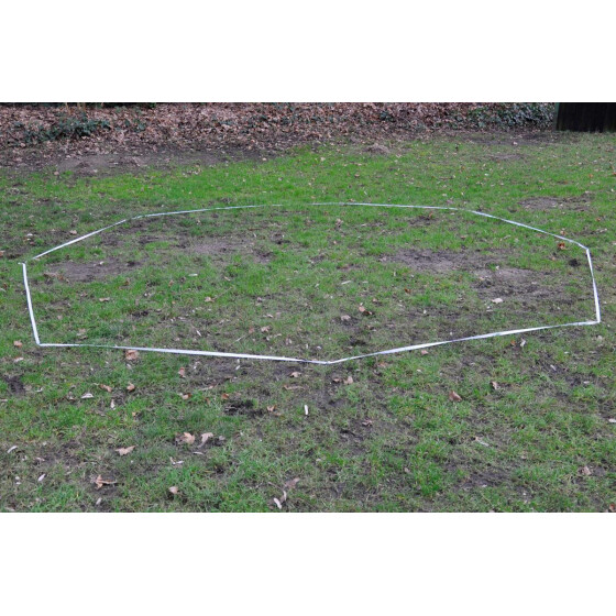 Kreisband/Kreisumrandung zum Aufspannen eines Kreises mit ca. 4m Durchmesser, Farbe: