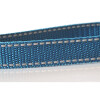 Leine, 20mm breit,  ca. 1m lang ohne Handschlaufe, reflektierend azurblau