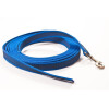Leine, gummiert, 20mm breit,  ohne Handschlaufe Farbe: blau Länge: 5m