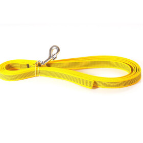 Leine, gummiert, 20mm breit,  ohne Handschlaufe