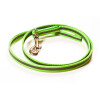 Leine aus Gurtband, 1m lang Farbe: hellgrün (Reflektorstreifen) Breite: 10mm