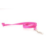 Leine aus Gurtband, 1m lang Farbe: pink (geknotet) Breite: 10mm