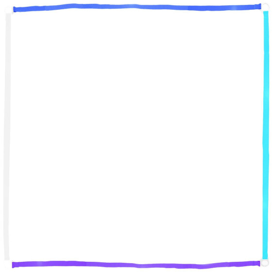 türkis-weiss-blau-lila