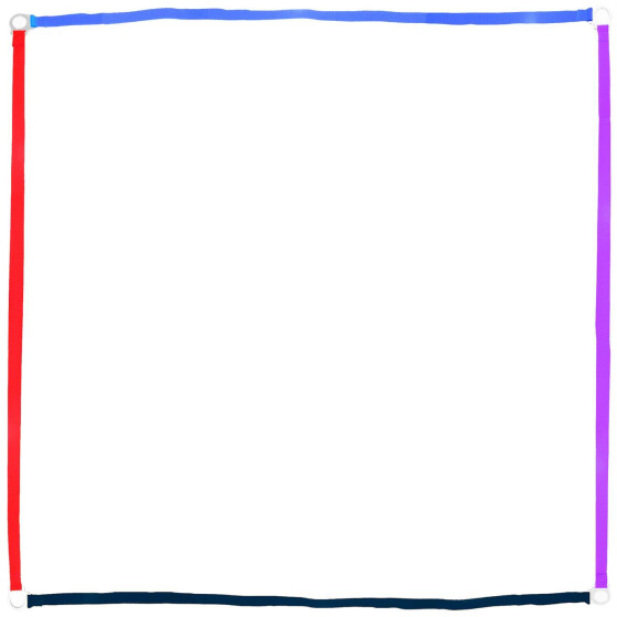 schwarz-rot-blau-lila